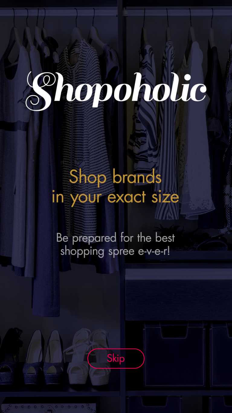 shopoholic app guide shop brands in your exact size