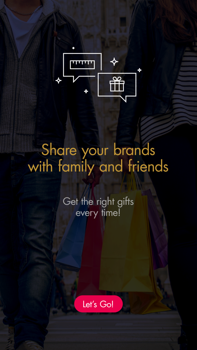 shopoholic app guide share brands with family and friends